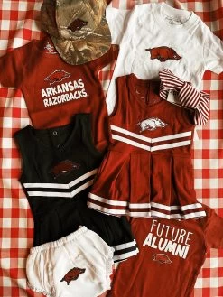 Arkansas Cheer Bodysuit Dress - Red -Fashion Home Store IMG 1390