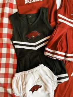 Arkansas Cheer Bodysuit Dress - Black -Fashion Home Store IMG 1394