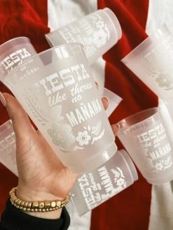 Fiesta Like There's No Mañana Reusable Cups