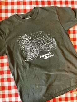 Mount Sequoyah Views T-Shirt (City Supply Exclusive) - Charcoal