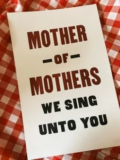 Old Try: Mother Of Mothers Print - 13x20 -Fashion Home Store IMG 32332