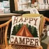 Happy Camper Hook Pillow