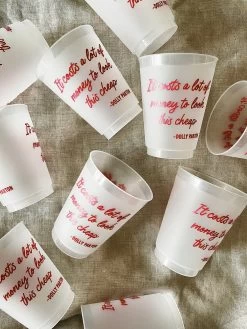 Dolly Parton Quote Reusable Cups -Fashion Home Store IMG 4592