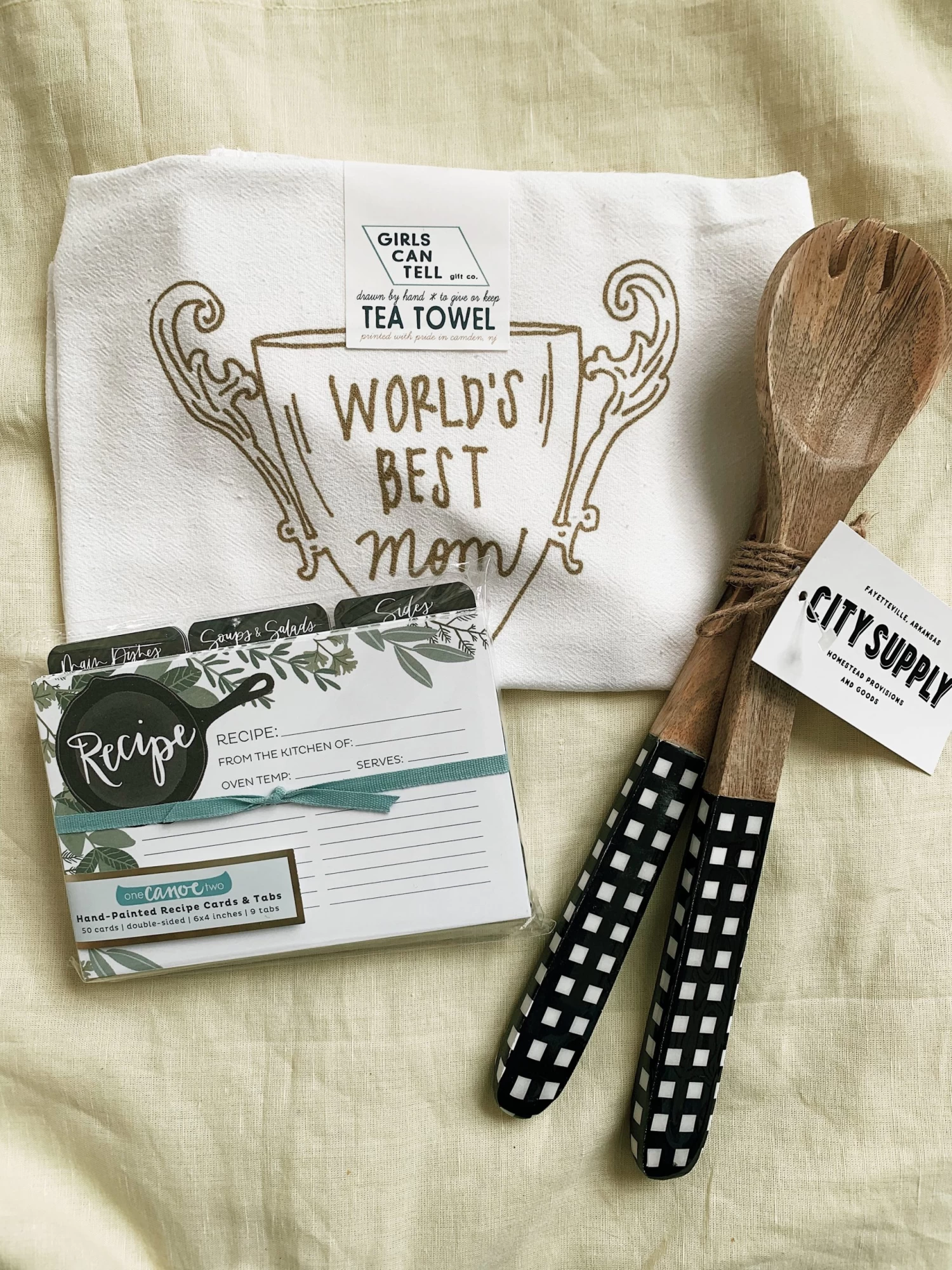 Mom Trophy Tea Towel 2 Mom Trophy Tea Towel - Image 2