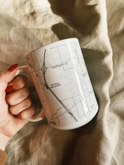 Fayetteville, AR Map Mug -Fashion Home Store IMG 4936