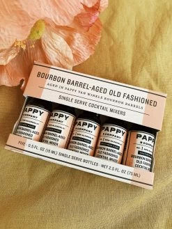 Pappy & Co: Bourbon Barrel-aged Old Fashioned Mix: Single Serve 5-pack 15 Pappy & Co: Bourbon Barrel-aged Old Fashioned Mix: Single Serve 5-pack -Fashion Home Store IMG 5221
