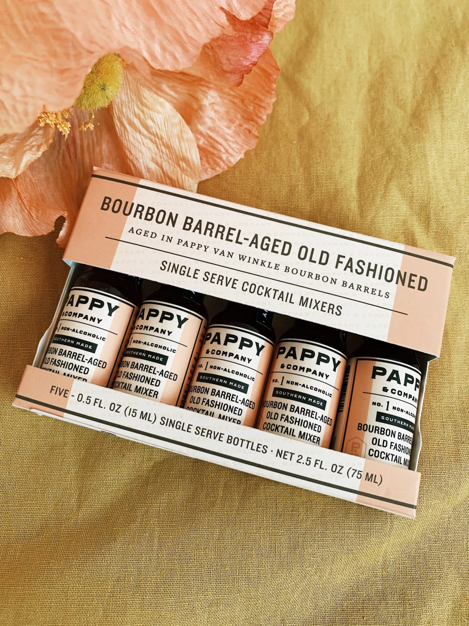 Pappy & Co: Bourbon Barrel-aged Old Fashioned Mix: Single Serve 5-pack 5 Pappy & Co: Bourbon Barrel-aged Old Fashioned Mix: Single Serve 5-pack - Image 5