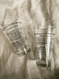 18th And 21st Prohibition Amendment Pint Glasses