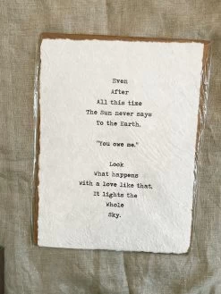 Sugarboo & Co: Handmade Print - Even After All This Time