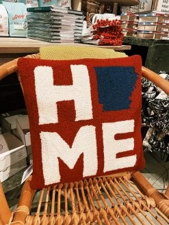 Arkansas Home Hook Pillow