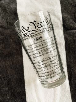 We The People Pint Glass 17 We The People Pint Glass -Fashion Home Store IMG 7419