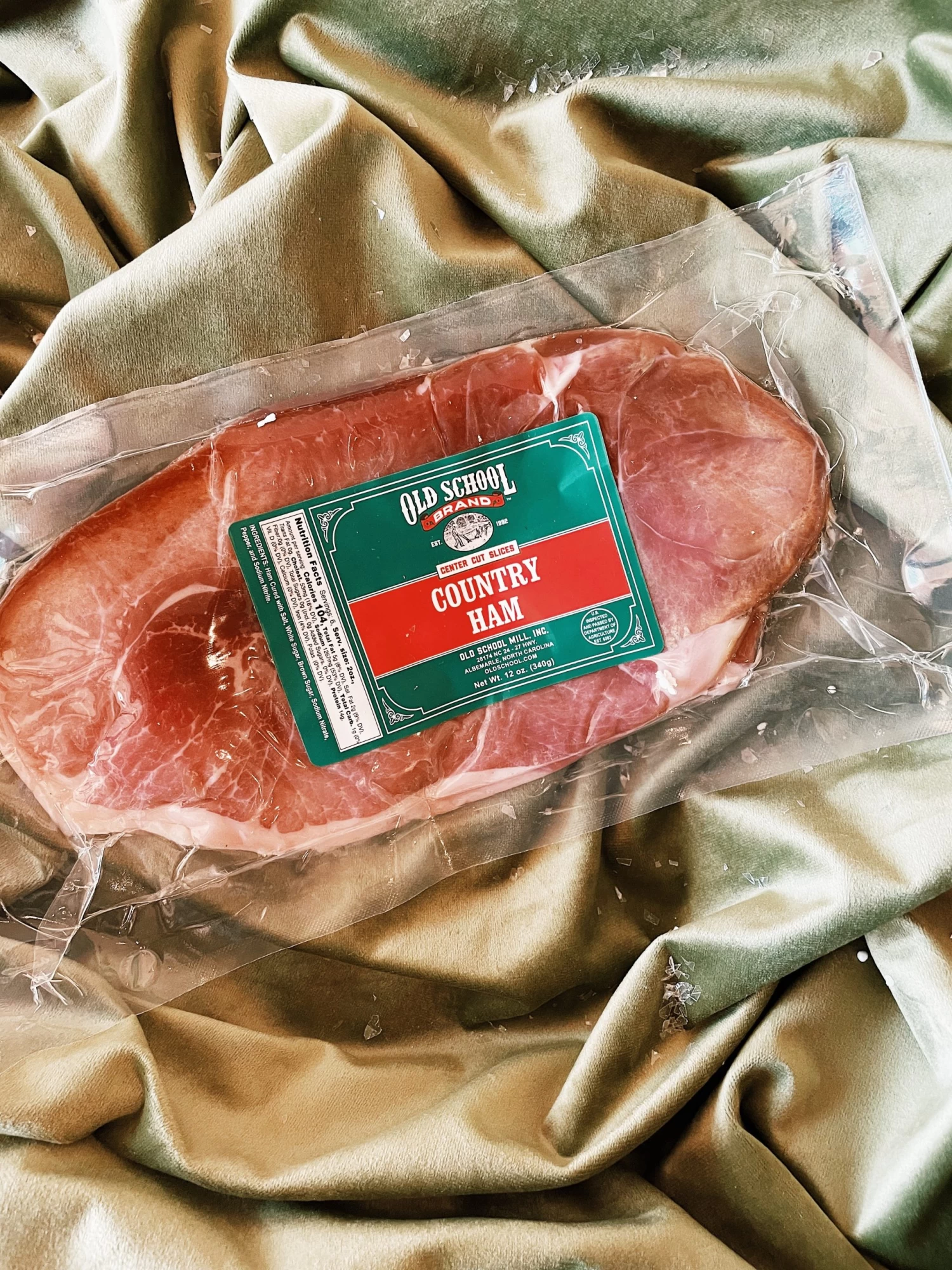 Old School Mill: Center Cut Country Ham, 12oz 2 Old School Mill: Center Cut Country Ham, 12oz - Image 2