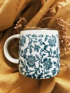 Dainty Blue + White Mug -Fashion Home Store IMG 8784