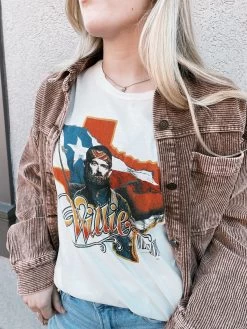 Willie Nelson Texas Unisex Tee -Fashion Home Store IMG 9018