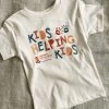 Kid's Helping Kids Tee - Cream