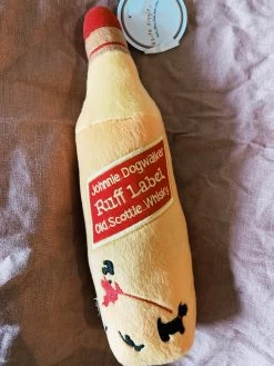 Johnnie Dogwalker Ruff Label Dog Toy