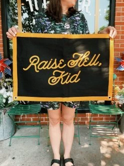 Oxford Pennant: Raise Hell Kid Camp Flag