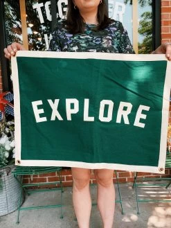 Oxford Pennant: Explore Camp Flag