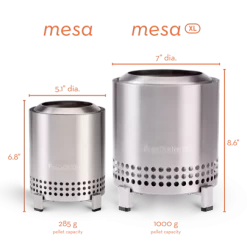 Solo Stove: Mesa XL - Stainless Steel -Fashion Home Store MesaMesaXL SideBySide