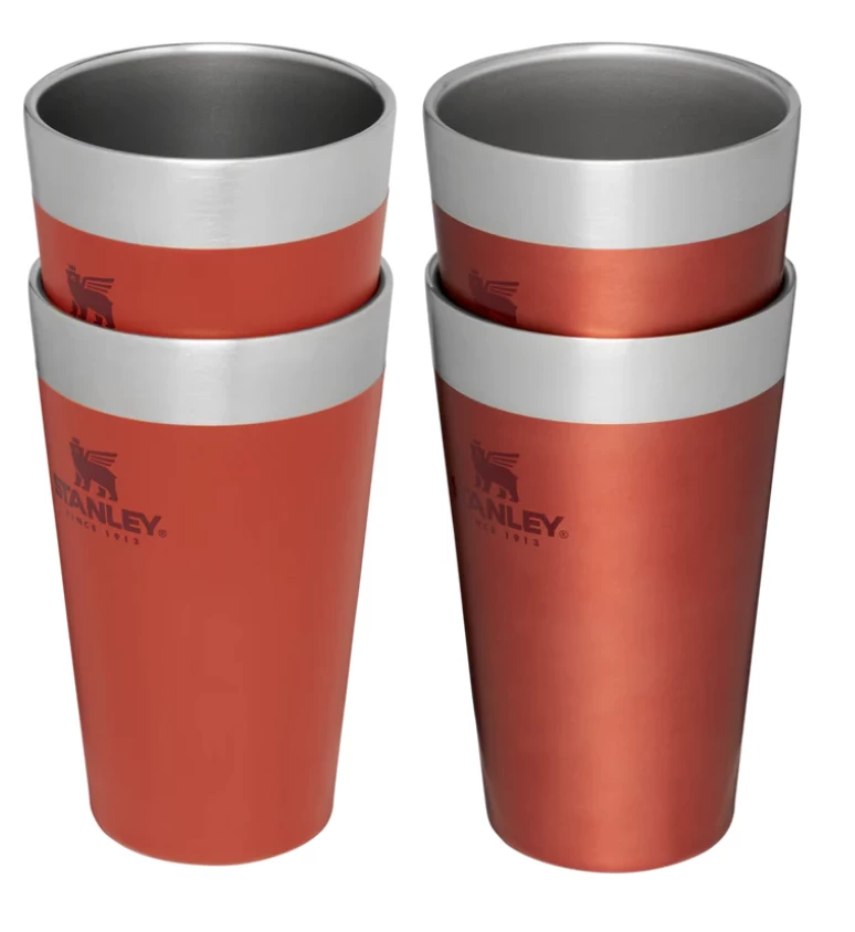 Stanley: Stacking Beer Pint 4-pack- Cinnamon 4 Stanley: Stacking Beer Pint 4-pack- Cinnamon - Image 4