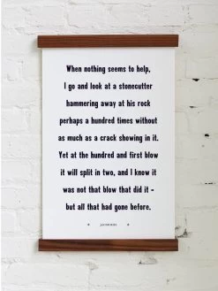 Old Try: The Stonecutter Credo - 13x20