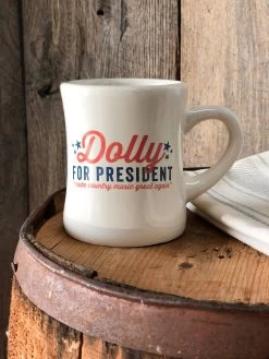Dolly For President Diner Mug -Fashion Home Store a88f0e31434cb58d5a1bc29749a16e67bd068211dab0dc75617b4a0d73fcb440