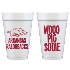 Arkansas Razorbacks/Wooo Pig Sooie Foam Cups -Fashion Home Store a8d52b787ccd9c0bc81a2c72a081ef4f8328eb720cd518752d4bfd1c87c06c3b