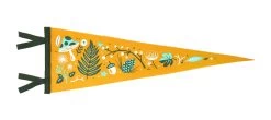 Oxford Pennant: Brave The Woods Pennant -Fashion Home Store bravethewoods