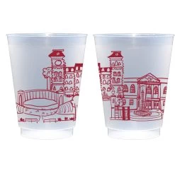 University Of Arkansas Campus Skyline Reusable Cups -Fashion Home Store c4297febf7af0794172c5dd903e7961f9e45972481f4fef72620b20a143839eb