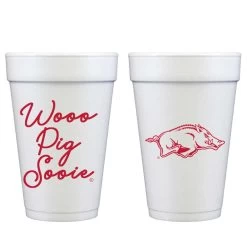 Wooo Pig Sooie Razorback Foam Cups -Fashion Home Store c8cefaac395456220ee01d2bfe2b56f7ea514dfe1111062c6c564c99f4a0dbf8