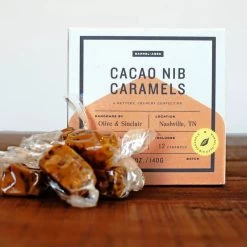 Pappy & Co: Cacao Nib Caramels -Fashion Home Store cacaonibs