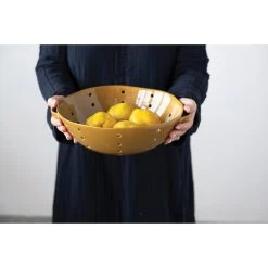 Stoneware Colander With Handles (PICK UP ONLY) -Fashion Home Store colander2