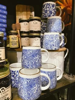 Dainty Blue + White Mug -Fashion Home Store image 01c3cda0 1b4f 4d69 ae1c 7f31dcc3322a