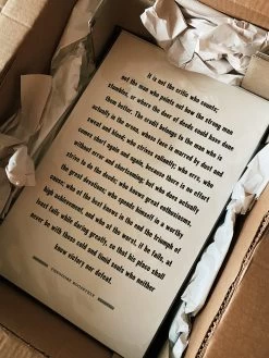 Old Try: The Man In The Arena Print - 13x20 -Fashion Home Store image 065e0a85 b8ac 48d9 b73e a2e46382ee07