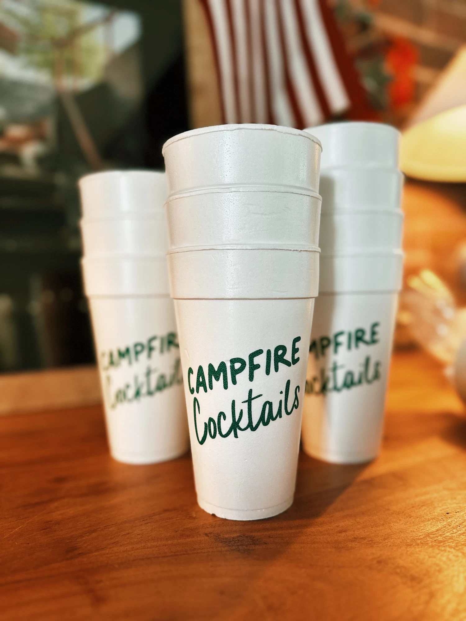 Campfire Cocktails Foam Cups 3 Campfire Cocktails Foam Cups - Image 3