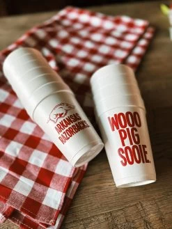 Arkansas Razorbacks/Wooo Pig Sooie Foam Cups -Fashion Home Store image 10520c2e 726e 4d66 bcce 4dd1c856a0fe