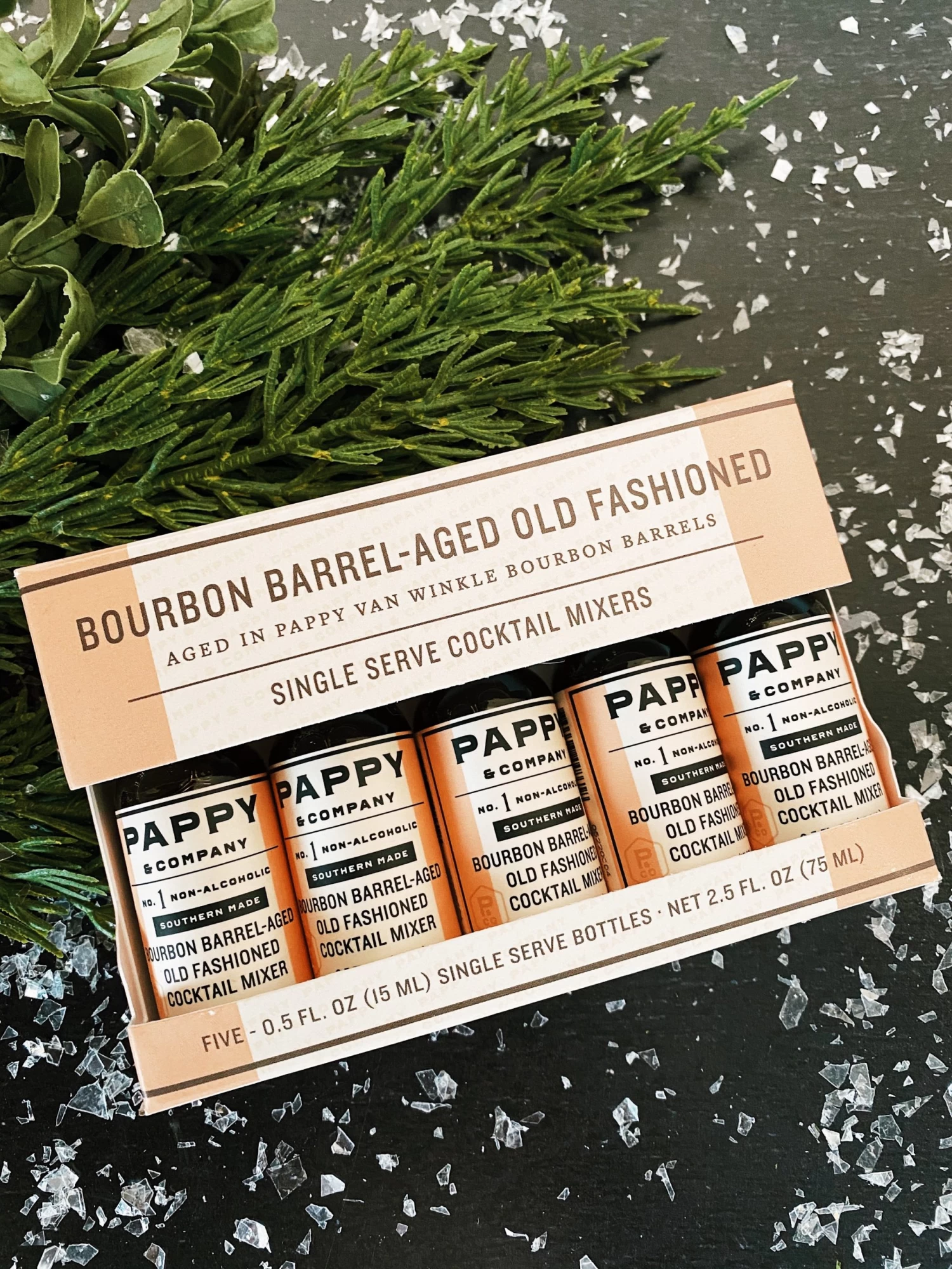 Pappy & Co: Bourbon Barrel-aged Old Fashioned Mix: Single Serve 5-pack 3 Pappy & Co: Bourbon Barrel-aged Old Fashioned Mix: Single Serve 5-pack - Image 3