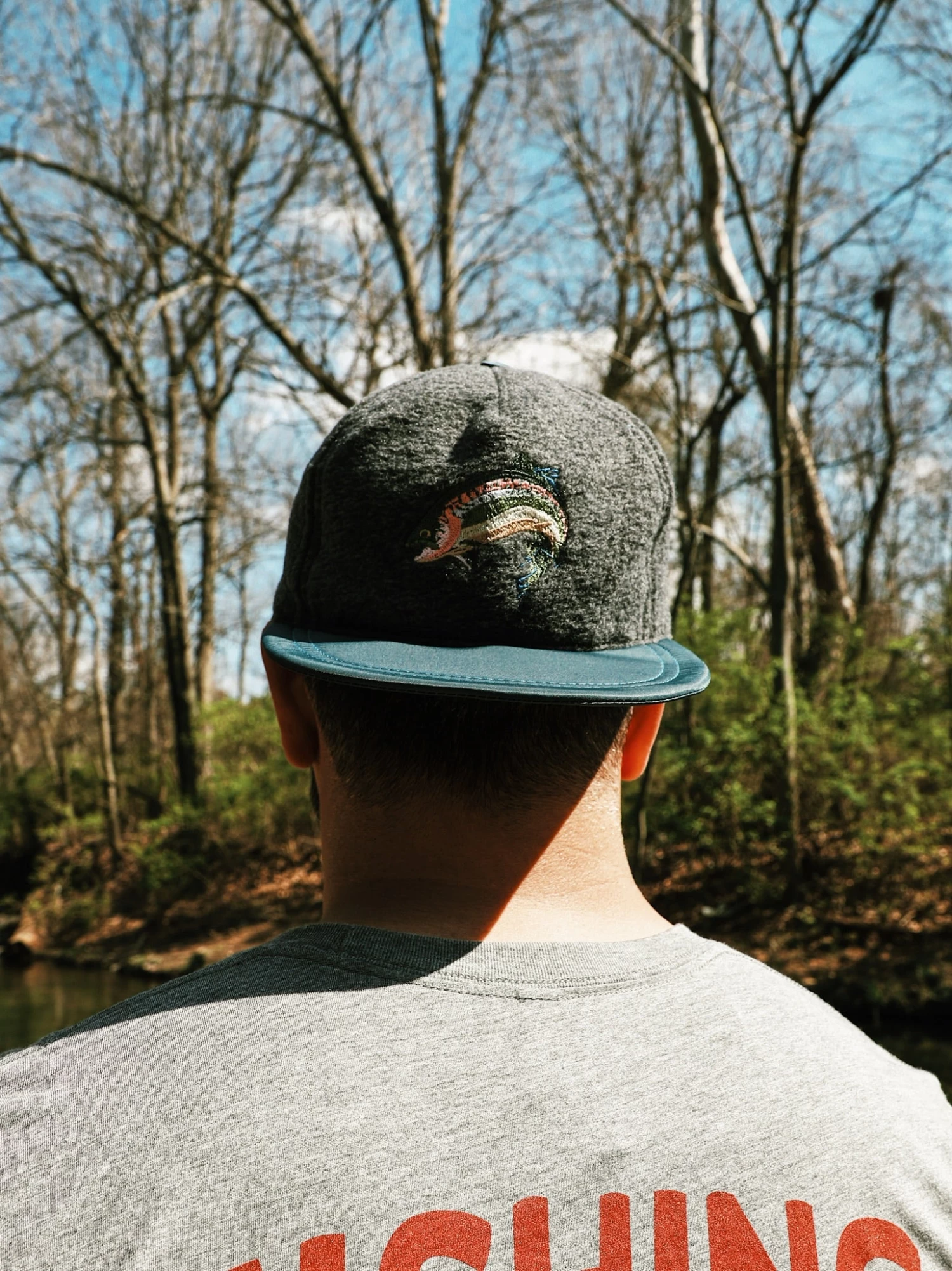 Trout Fleece Strapback Hat 3 Trout Fleece Strapback Hat - Image 3