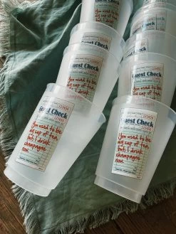 Cup Of Tea Guest Check Reusable Cups -Fashion Home Store image 1f1d0385 b15d 4c93 8211 51aa0b53d53a