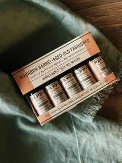 Pappy & Co: Bourbon Barrel-aged Old Fashioned Mix: Single Serve 5-pack
