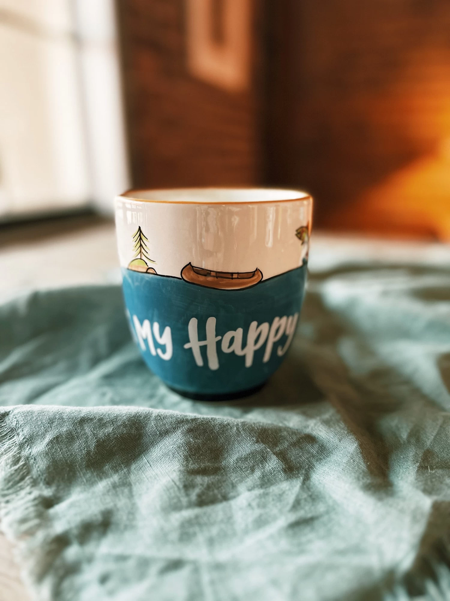 The Lake Is My Happy Place Mug 2 The Lake Is My Happy Place Mug - Image 2