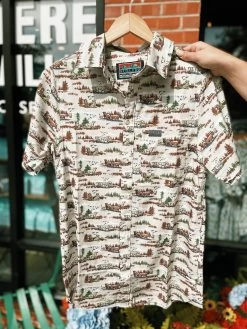 Burlebo: Performance SS Button Up - Duck Dog