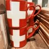 Swiss Cross Mug - Red W/ White Cross