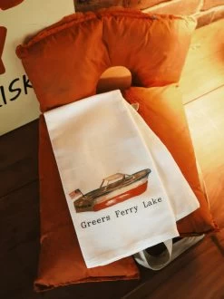 Greers Ferry Lake Tea Towel