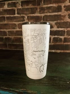 Fayetteville, AR Map Insulated Tumbler -Fashion Home Store image 352d273e ff56 4e77 9031 7f0d74585b86