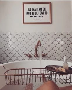 Letterpress: All That I Am Owe To My Mother -Fashion Home Store image 37558122 6c12 4b83 aefb 3cdd6680807c