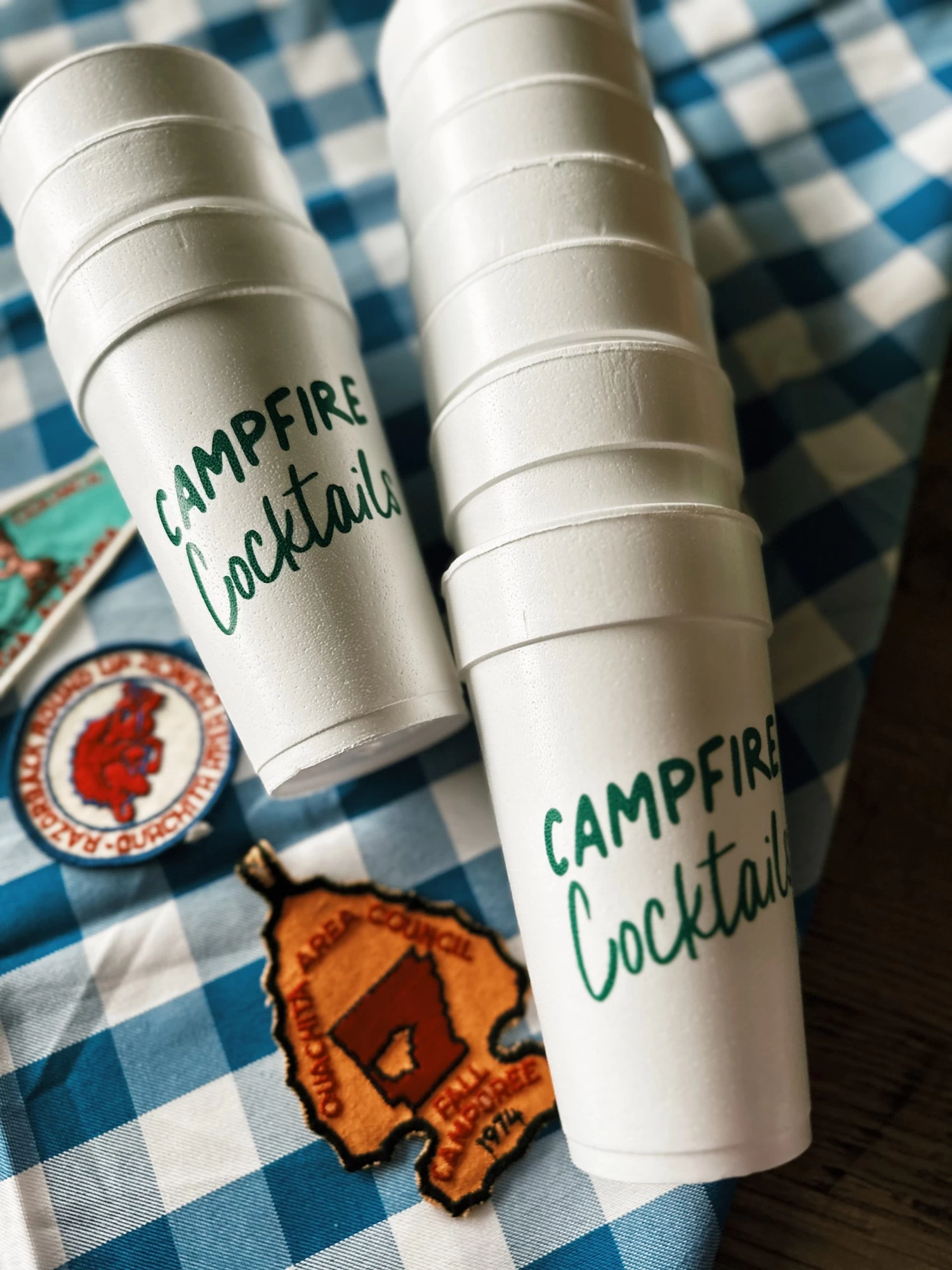 Campfire Cocktails Foam Cups 1 Campfire Cocktails Foam Cups
