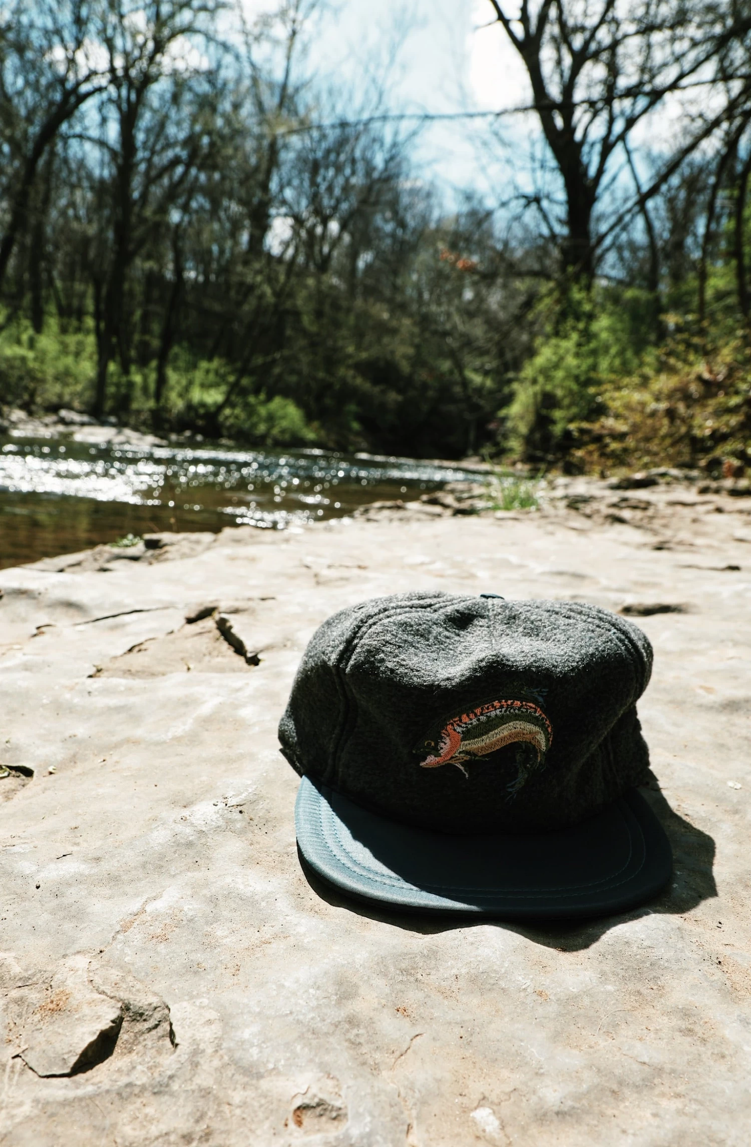 Trout Fleece Strapback Hat 2 Trout Fleece Strapback Hat - Image 2