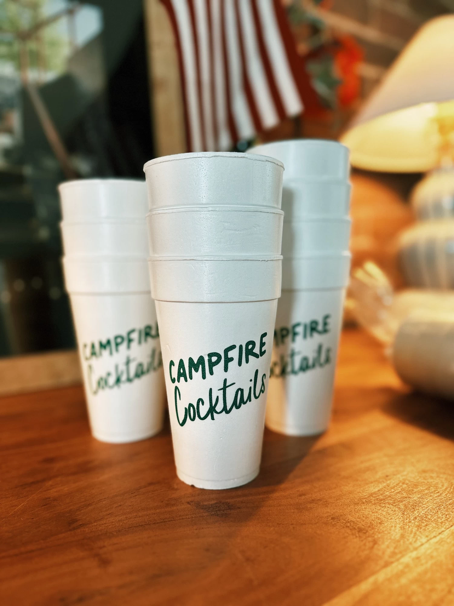 Campfire Cocktails Foam Cups 4 Campfire Cocktails Foam Cups - Image 4