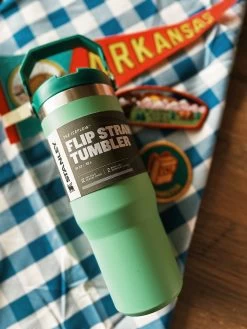 Stanley: Ice Flow Flip Straw 30 Oz Tumbler - Jade -Fashion Home Store image 4e15074b 1f45 4f1f af84 aa0f45c1ea01